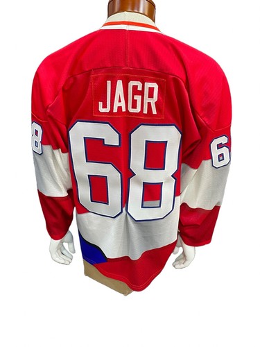 Jaromir Jagr Bauer Czech Republic 1996 World Cup Hockey Vintage Jersey Sz L Rare