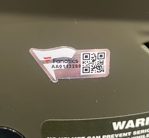 Tom Brady Buccaneers Signed Salute To Service Speed Flex FS Helmet Auto Fanatics