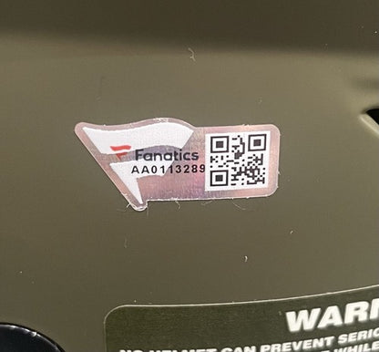 Tom Brady Buccaneers Signed Salute To Service Speed Flex FS Helmet Auto Fanatics