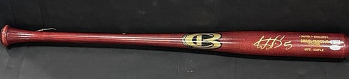 Wander Franco Rays Signed Game Model WF5 Maple Bat Rookie Autograph JSA COA