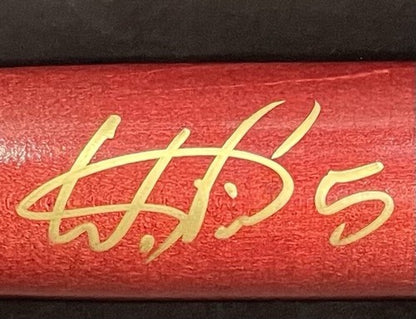 Wander Franco Rays Signed Game Model WF5 Maple Bat Rookie Autograph JSA COA