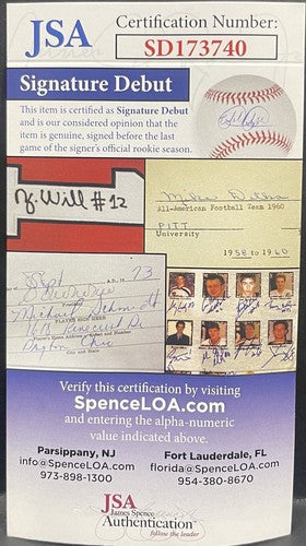 Wander Franco Rays Signed Game Model WF5 Maple Bat Rookie Autograph JSA COA