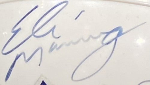Eli Archie Peyton Manning Signed Riddell NFL Mini Helmet 3 Autograph Steiner COA
