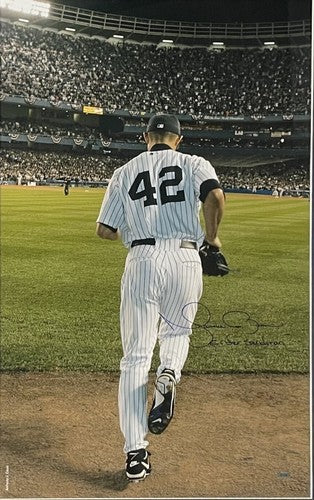Mariano Rivera Signed 20x32 Framed Photo Enter Sandman Yankees Auto Steiner HoF