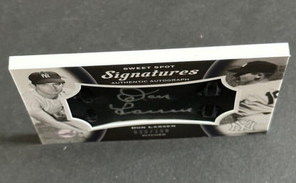 2008 UD Sweet Spot Signatures Don Larsen Signed Pg 1956 Ws Mint Auto Glove /150
