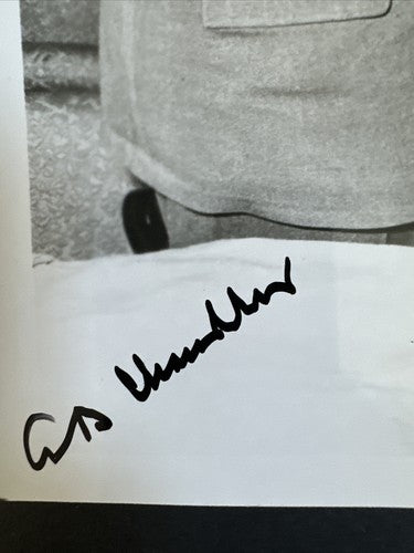 AB Happy Chandler Signed 8x10 Photo MLB Commissioner HOF Mint Autograph Cbm Coa