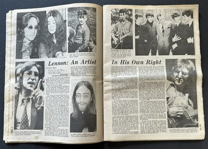 John Lennon Beatles Shot Newsday Newspaper  12/9/1980 Newsday Full Newspaper