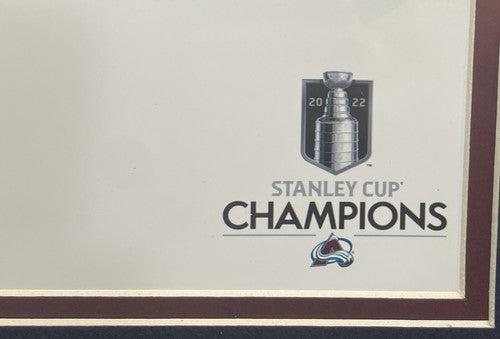 Colorado Avalanche Signed 16x20 Framed Photo Stanley Cup 6 Auto LE /100 Fanatics