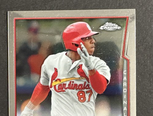 2014 Topps Chrome Oscar Taveras Rookie RC Auto #OT Cardinals Died 2014 Rare Mint