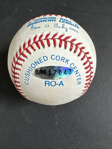 Frank Robinson Signed Official A.L Baseball Upper Deck Bold Auto UDA Coa Hof