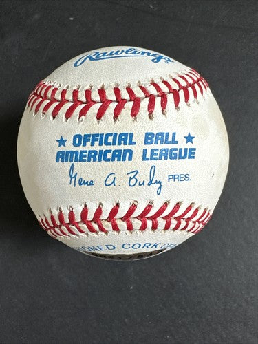 Frank Robinson Signed Official A.L Baseball Upper Deck Bold Auto UDA Coa Hof