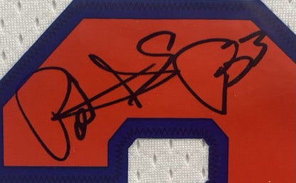Patrick Ewing Signed 3D Framed NY Knicks White Jersey Auto Steiner COA HoF