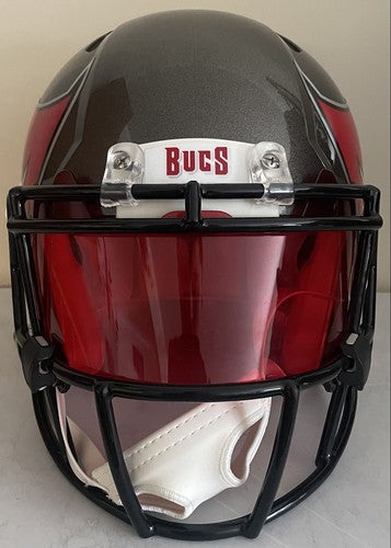 Rob Gronkowski Signed Riddell Speed Authentic FS Helmet Buccaneers Auto Radtke