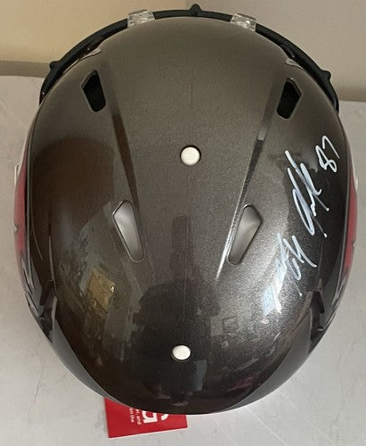 Rob Gronkowski Signed Riddell Speed Authentic FS Helmet Buccaneers Auto Radtke