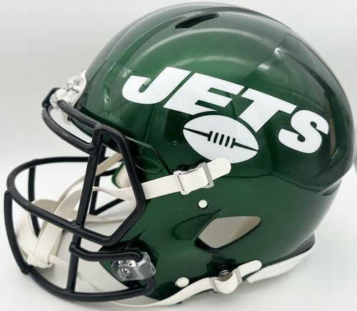 Sauce Gardner Jets Signed FS Speed Authentic FS Helmet 22 DROY Rookie Auto BAS