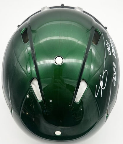 Sauce Gardner Jets Signed FS Speed Authentic FS Helmet 22 DROY Rookie Auto BAS