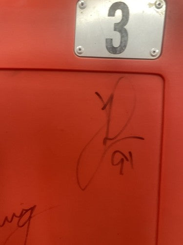 Ny Giants Signed Game Used Seatback Super Bowl Eli Manning Strahan Auto Steiner