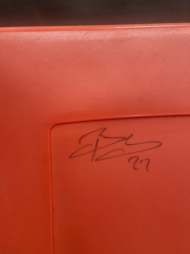Ny Giants Signed Game Used Seatback Super Bowl Eli Manning Strahan Auto Steiner
