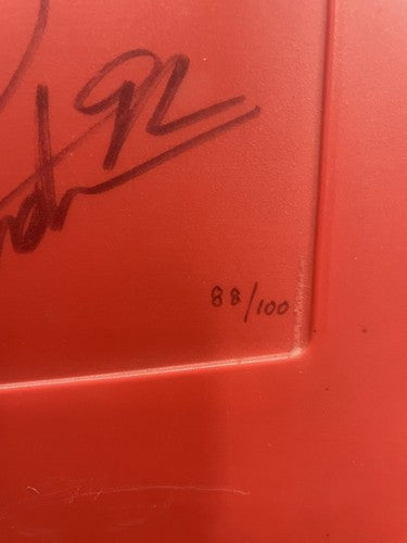 Ny Giants Signed Game Used Seatback Super Bowl Eli Manning Strahan Auto Steiner