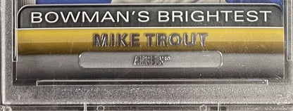 2011 Bowman’s Brightest Mike Trout #BBR6 PSA 8.5 Mint + LA Angels Rookie Card RC