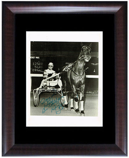 George Steinbrenner Signed Framed 8x10 Original Photo Horse Racing 1/1 JSA Auto