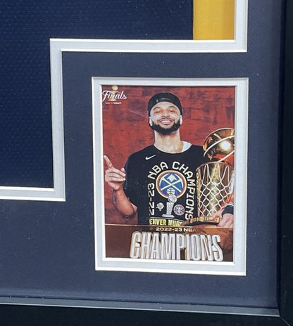 Jamal Murray Signed Framed Nuggets Mixtape Jersey Auto NBA Champion Fanatics COA
