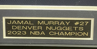 Jamal Murray Signed Framed Nuggets Mixtape Jersey Auto NBA Champion Fanatics COA