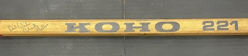 Clark Gillies Signed Koho Custom Pro 1977 Game Used Stick Islanders Auto CBM COA