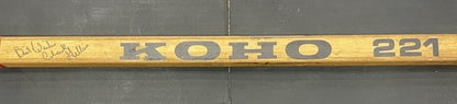 Clark Gillies Signed Koho Custom Pro 1977 Game Used Stick Islanders Auto CBM COA