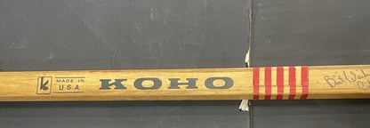 Clark Gillies Signed Koho Custom Pro 1977 Game Used Stick Islanders Auto CBM COA