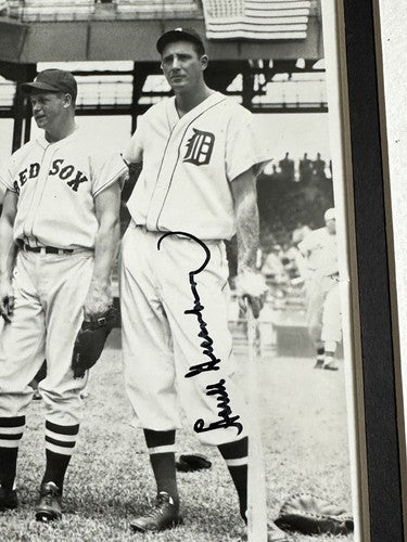 1937 All-Star game Team Signed photo Joe DiMaggio Hank Greenberg 5 Auto Psa Coa