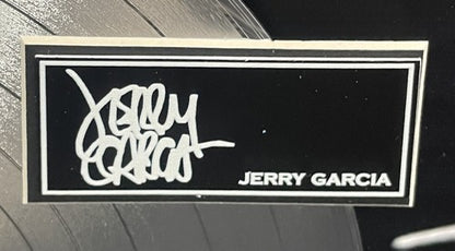 Jerry Garcia Grateful Dead Framed 3D Platinum Record Facsimile Autograph