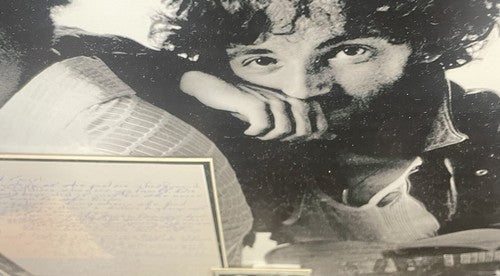 Bruce Springsteen Born To Run 3D Photo Framed Lyrics Facsimile Autograph