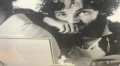 Bruce Springsteen Born To Run 3D Photo Framed Lyrics Facsimile Autograph