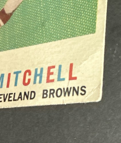 1959 Topps Football #140 Bobby Mitchell HOF Rookie Vg - Ex Centered Browns