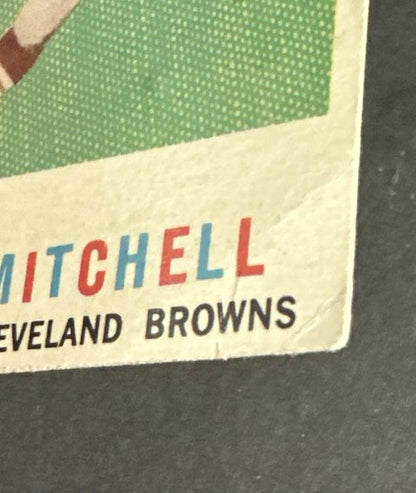 1959 Topps Football #140 Bobby Mitchell HOF Rookie Vg - Ex Centered Browns