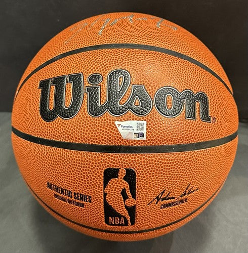Carmelo Anthony Signed Wilson Authentic I/O Ball Knicks Stay Melo Auto Fanatics