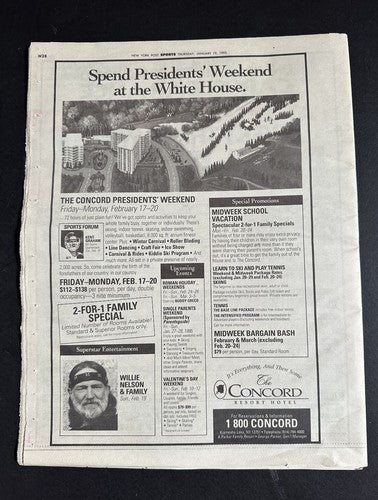 New York Post January 19 1995 28 Page Special insert Rangers Stanley Cup Banner