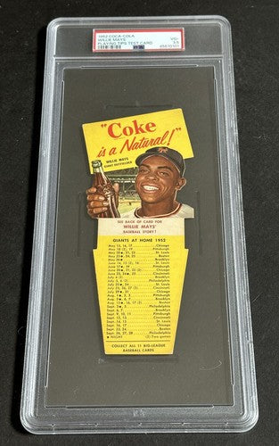 1952 Coca-Cola COKE Playing Tips Willie Mays Rookie PSA 3.5 Nicer RARE Low Pop