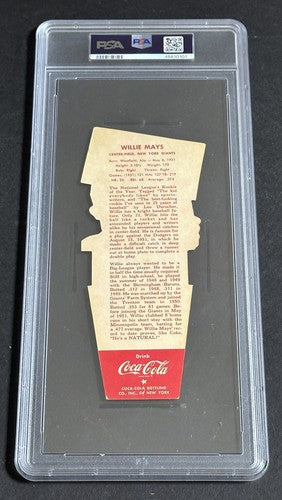 1952 Coca-Cola COKE Playing Tips Willie Mays Rookie PSA 3.5 Nicer RARE Low Pop