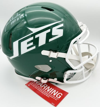 Joe Klecko Signed Jets FS Speed Pro Authentic Throwback Helmet HoF 2023 Auto JSA