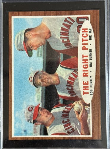 1962 Topps Baseball #263 The Right Pitch Purkey Turner Jay Gai 8 Mint Graded