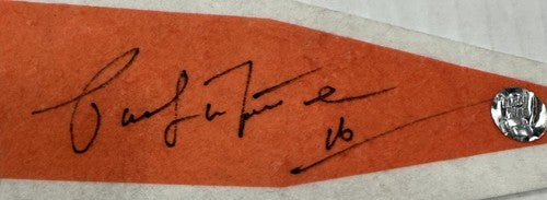 1984 NY Islanders Team Signed Pennant Mike Bossy Al Arbour Auto Frozen Pond Coa