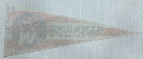 1984 NY Islanders Team Signed Pennant Mike Bossy Al Arbour Auto Frozen Pond Coa