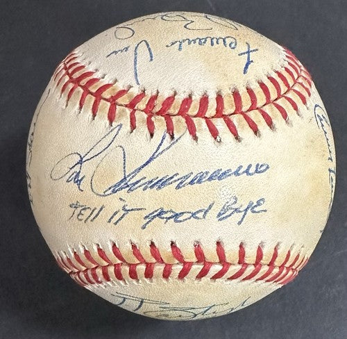 San Francisco Giants Signed Baseball Lon Simmons Tell It Goodbye Hof Auto Bonds