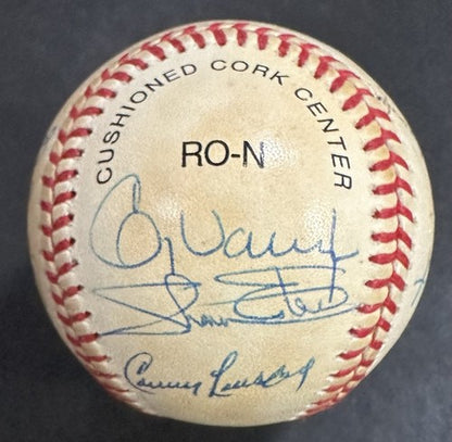 San Francisco Giants Signed Baseball Lon Simmons Tell It Goodbye Hof Auto Bonds