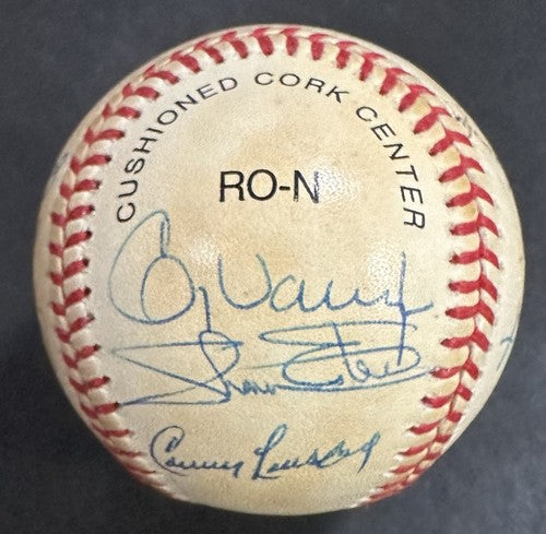 San Francisco Giants Signed Baseball Lon Simmons Tell It Goodbye Hof Auto Bonds