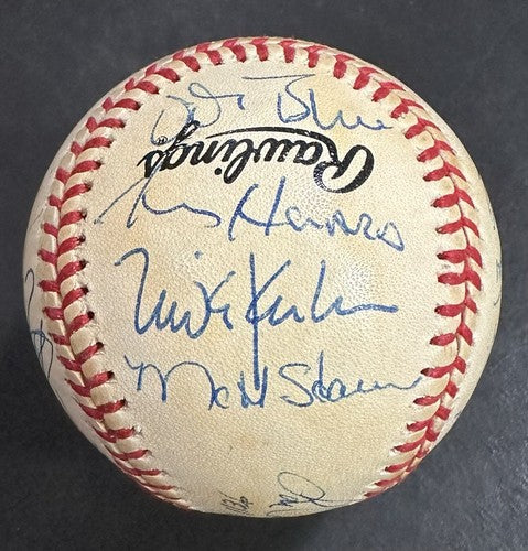 San Francisco Giants Signed Baseball Lon Simmons Tell It Goodbye Hof Auto Bonds