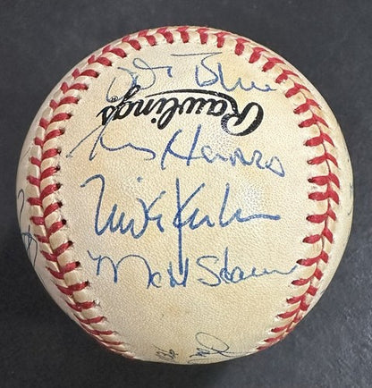 San Francisco Giants Signed Baseball Lon Simmons Tell It Goodbye Hof Auto Bonds