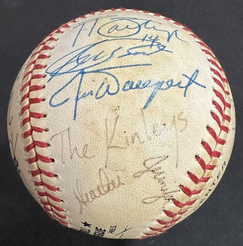 San Francisco Giants Signed Baseball Lon Simmons Tell It Goodbye Hof Auto Bonds